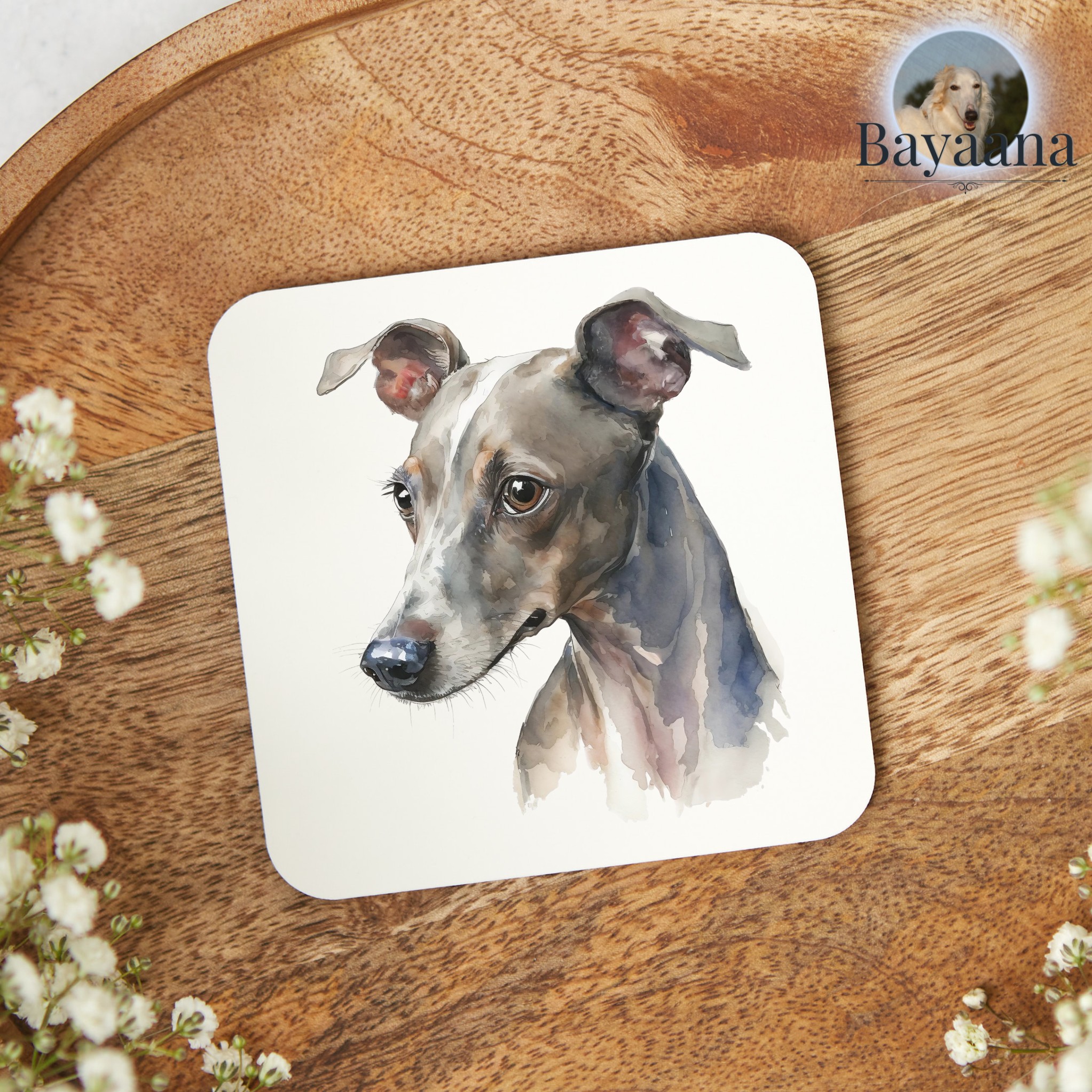Italian Greyhound Coaster